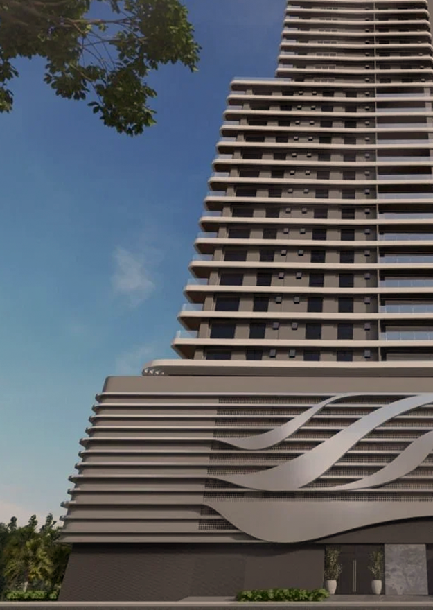Fachada do empreendimento Chelsea 922 Art Residence